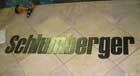 Tile floor inlay – This name is inlaid in stainless steel into ceramic tile.  We cut the letters out of the tile, cut matching letters from stainless steel, leaving room for grout, and the finished product is an amazing showpiece for any entryway.